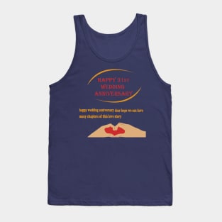 happy 31st wedding anniversary Tank Top